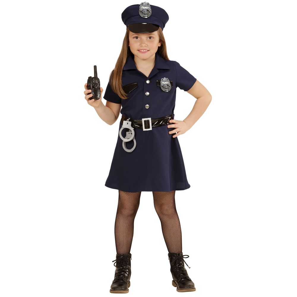 Zorg String string Knop Politie Meisje | Carnaval.nu
